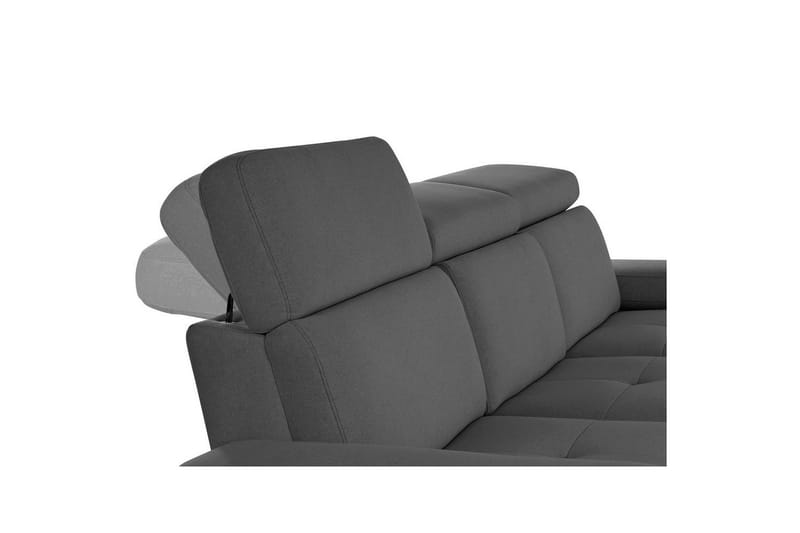 3-istuttava sohva Rayland Harmaa, Sunday-kangas, Manuaalinen nojatuoli - Harmaa, Sunday-kangas, Manuaalinen nojatuoli - Huonekalut - Sohva - Mekanismisohva - 3 istuttava mekanismisohva