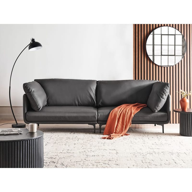 3-istuttava sohva Revsnes - Musta - Huonekalut - Sohva - 3:n istuttava sohva