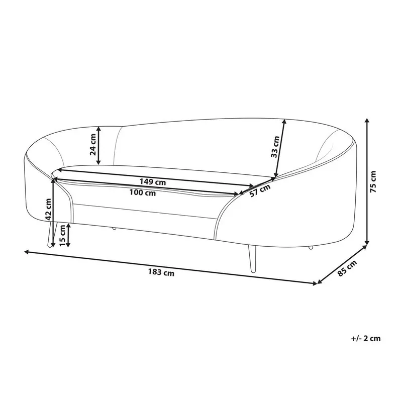 3-istuttava sohva Savar - Huonekalut - Sohva - 3:n istuttava sohva