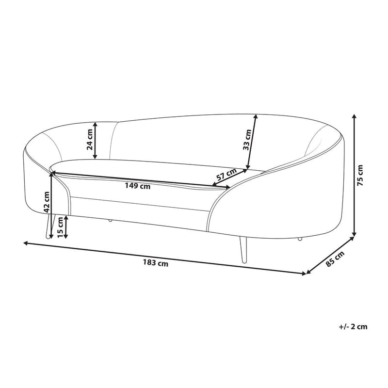 3-istuttava sohva Savar - Huonekalut - Sohva - 3:n istuttava sohva