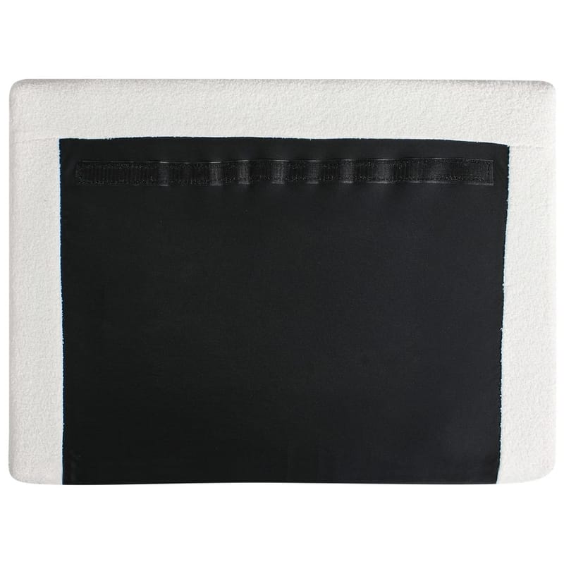 3-istuttava sohva Vadstena - Valkoinen, Musta/Bouclé - Huonekalut - Sohva - 3:n istuttava sohva