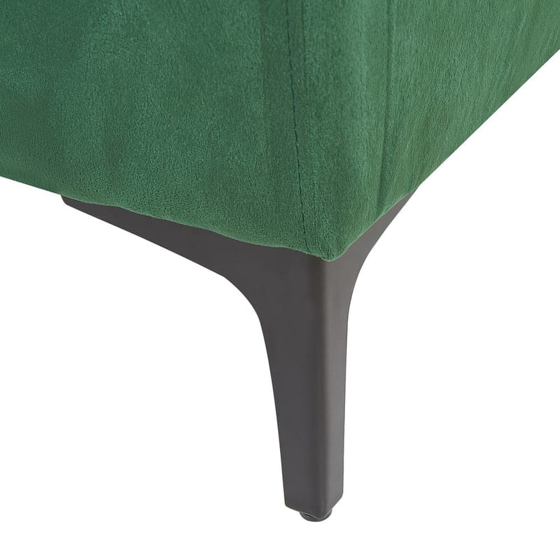 3-istuttava sohva Vadstena - Vihreä, Musta/Sametti - Huonekalut - Sohva - 3:n istuttava sohva