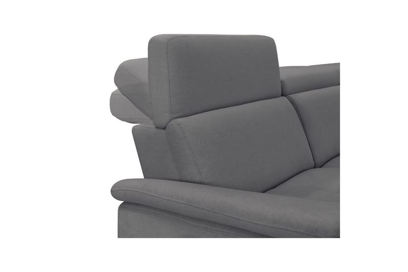 3-istuttava sohva Pareli Harmaa, Sunday-kangas, Manuaalinen nojatuoli - Harmaa, Sunday-kangas, Manuaalinen nojatuoli - Huonekalut - Sohva - Mekanismisohva - 3 istuttava mekanismisohva