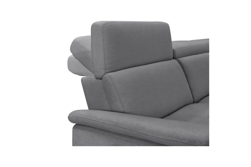 3-istuttava sohva Pareli Harmaa, Sunday-kangas, Sähköinen lepotuoli - Harmaa, Sunday-kangas, Sähköinen lepotuoli - Huonekalut - Sohva - Mekanismisohva - 3 istuttava mekanismisohva