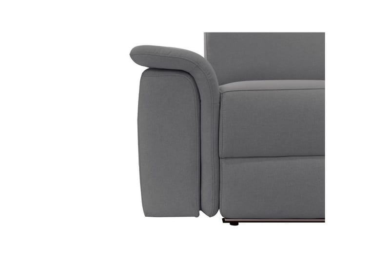 3-istuttava sohva Pareli Harmaa, Sunday-kangas, Manuaalinen nojatuoli - Harmaa, Sunday-kangas, Manuaalinen nojatuoli - Huonekalut - Sohva - Mekanismisohva - 3 istuttava mekanismisohva