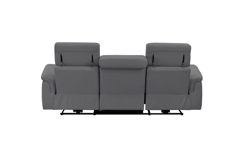 3-istuttava sohva Pareli Harmaa, Sunday-kangas, Manuaalinen nojatuoli - Harmaa, Sunday-kangas, Manuaalinen nojatuoli - Huonekalut - Sohva - Mekanismisohva - 3 istuttava mekanismisohva