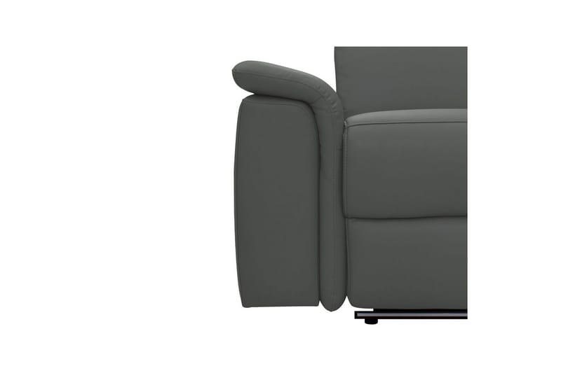 3-istuttava sohva Pareli Harmaa, PU, Sähköinen lepotuoli - Harmaa, PU, Sähköinen lepotuoli - Huonekalut - Sohva - Mekanismisohva - 3 istuttava mekanismisohva