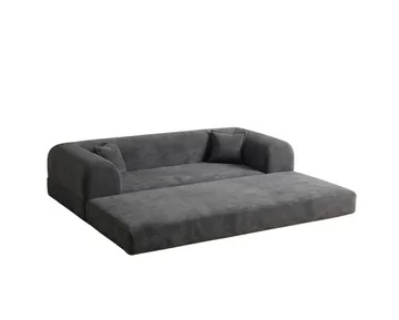 3-istuttava vuodesohva Atelier Del Sofa Legom Eco (190 x 90 x 25 cm) Antrasiitti - Antrasiitti - Huonekalut - Sohva - Vuodesohva - 3 istuttava vuodesohva
