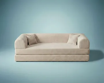 3-istuttava vuodesohva Atelier Del Sofa Legom Eco (190 x 90 x 25 cm) Kermanvärinen - Huonekalut - Sohva - Vuodesohva - 3 istuttava vuodesohva