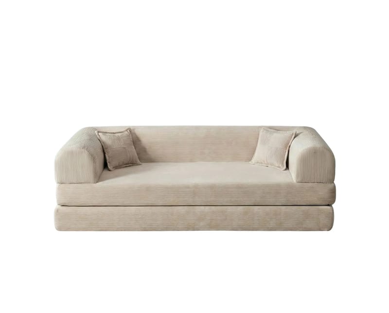 3-istuttava vuodesohva Atelier Del Sofa Legom Eco (190 x 90 x 25 cm) Kermanvärinen, undefined