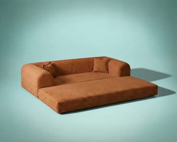 3-istuttava vuodesohva Atelier Del Sofa Legom Eco (190 x 90 x 25 cm) Oranssi - Huonekalut - Sohva - Vuodesohva - 3 istuttava vuodesohva