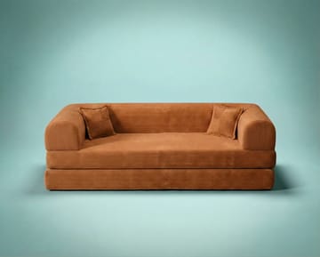 3-istuttava vuodesohva Atelier Del Sofa Legom Eco (190 x 90 x 25 cm) Oranssi - Huonekalut - Sohva - Vuodesohva - 3 istuttava vuodesohva