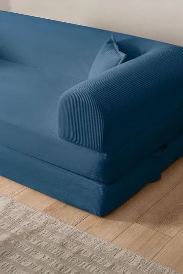 3-istuttava vuodesohva Atelier Del Sofa Legom Eco (190 x 90 x 25 cm) Sininen - Huonekalut - Sohva - Vuodesohva - 3 istuttava vuodesohva