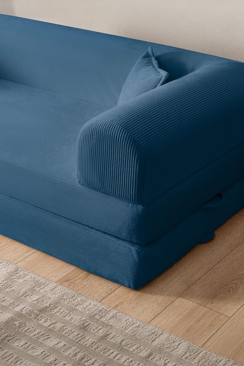 3-istuttava vuodesohva Atelier Del Sofa Legom Eco (190 x 90 x 25 cm) Sininen - Huonekalut - Sohva - Vuodesohva - 3 istuttava vuodesohva