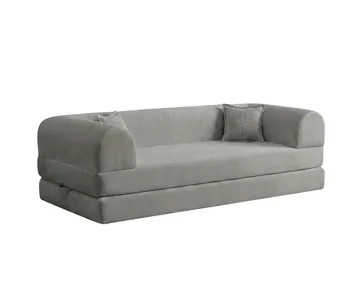 3-istuttava vuodesohva Atelier Del Sofa Legom Eco (190 x 90 x 25 cm) Vaaleanharmaa - Huonekalut - Sohva - Vuodesohva - 3 istuttava vuodesohva