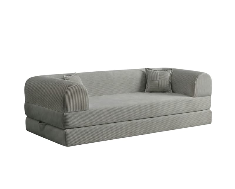 3-istuttava vuodesohva Atelier Del Sofa Legom Eco (190 x 90 x 25 cm) Vaaleanharmaa - Huonekalut - Sohva - Vuodesohva - 3 istuttava vuodesohva