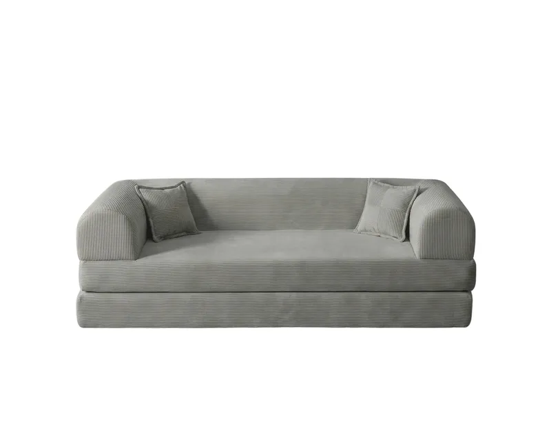 3-istuttava vuodesohva Atelier Del Sofa Legom Eco (190 x 90 x 25 cm) Vaaleanharmaa, undefined