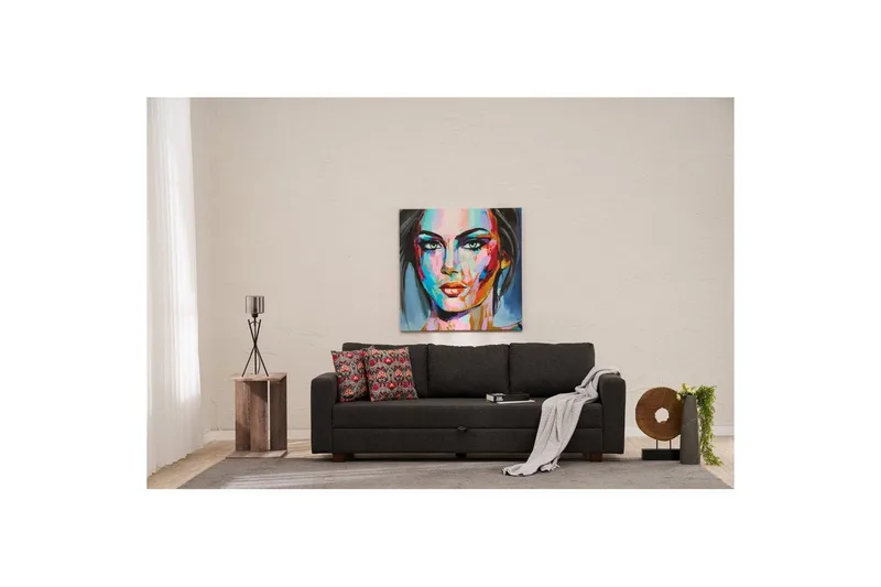 3-istuttava vuodesohva Iroulport Antrasiitti - Antrasiitti - Huonekalut - Sohva - Vuodesohva - 3 istuttava vuodesohva