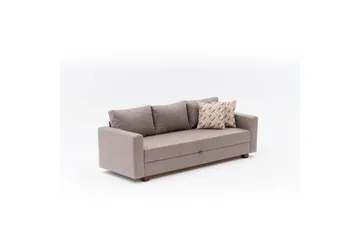 3-istuttava vuodesohva Iroulport Arzilla Ruskea