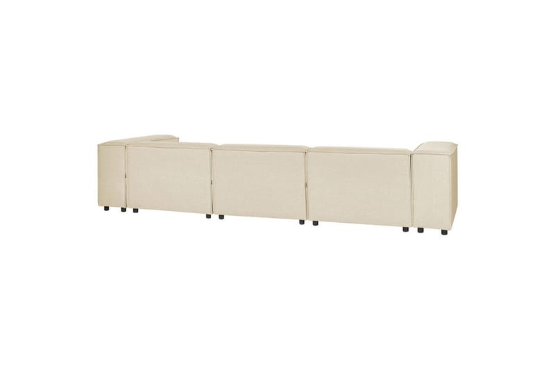 3-sits Hörnsoffa Beliani Aprica Högervänd Left-faced - Huonekalut - Sohva - Divaanisohva - 3 istuttava sohva divaanilla