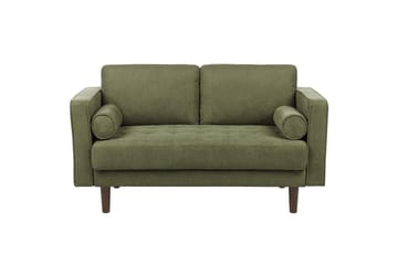 3-sits Soffgrupp Beliani Nurmo Beige/mörkt trä Green, Dark colored wood - Huonekalut - Sohva - Sohvaryhmä