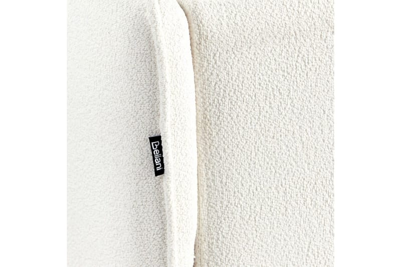 3-sitssoffa Beliani Altan Brun, Svart, Högervänd NO_BRAND White||Black Left-faced - Huonekalut - Sohva - Divaanisohva - 3 istuttava sohva divaanilla