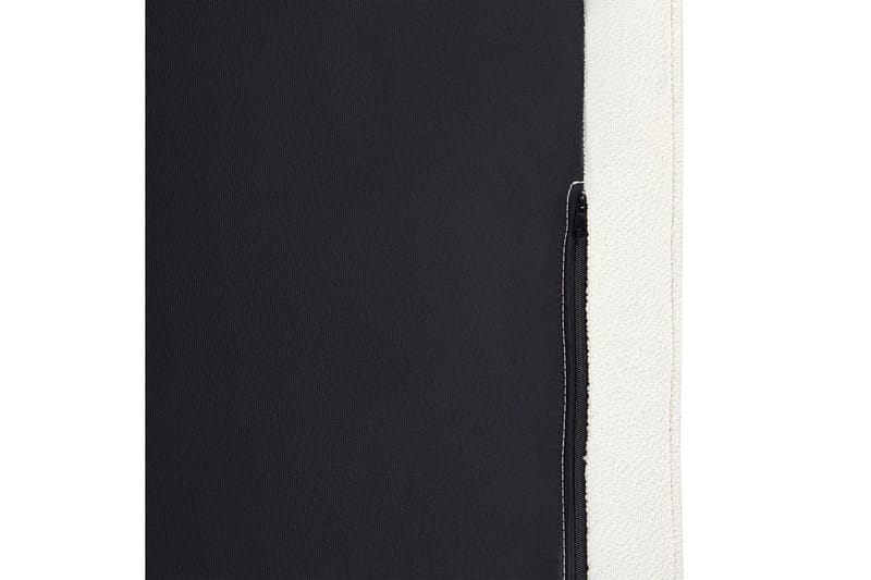 3-sitssoffa Beliani Altan Brun, Svart, Högervänd NO_BRAND White||Black Left-faced - Huonekalut - Sohva - Divaanisohva - 3 istuttava sohva divaanilla