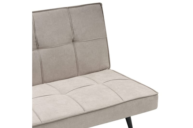 3-sitssoffa Beliani Hasle Beige, svart NO_BRAND Beige, Black - Huonekalut - Sohva - Vuodesohva - 3 istuttava vuodesohva
