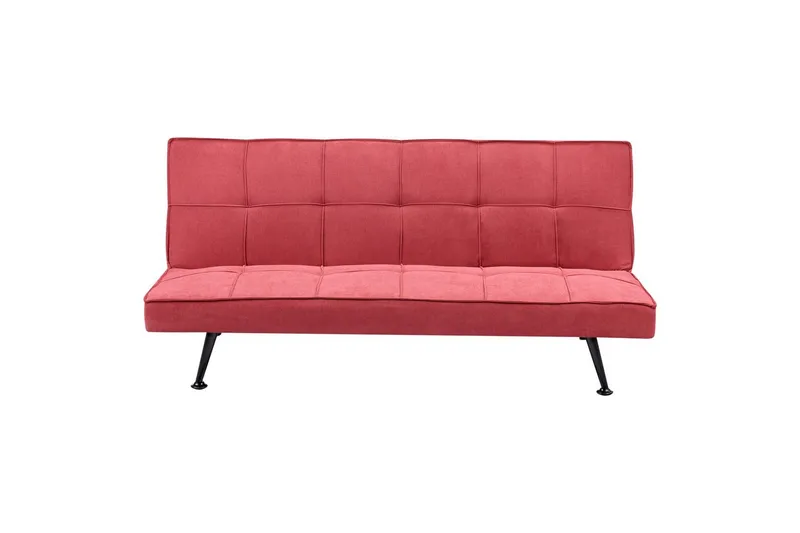 3-sitssoffa Beliani Hasle Beige, svart Pink, Vaaleanpunainen