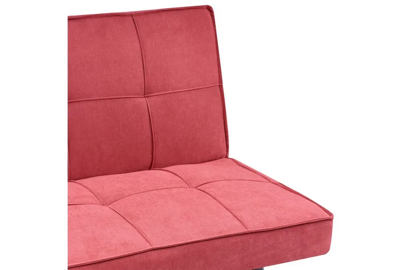 3-sitssoffa Beliani Hasle Beige, svart Pink - Vaaleanpunainen - Huonekalut - Sohva - Vuodesohva - 3 istuttava vuodesohva