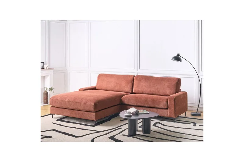 3-sitssoffa Beliani Maloy Högervänd Left-faced - Huonekalut - Sohva - Divaanisohva - 3 istuttava sohva divaanilla