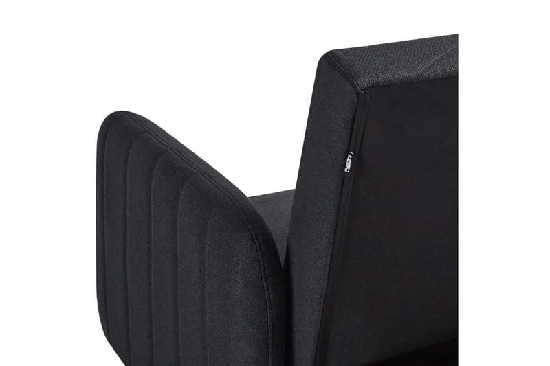 3-sitssoffa Beliani Senja Beige, mörkt trä, guld Black||Dark colored wood||GOLD - Huonekalut - Sohva - Vuodesohva - 3 istuttava vuodesohva