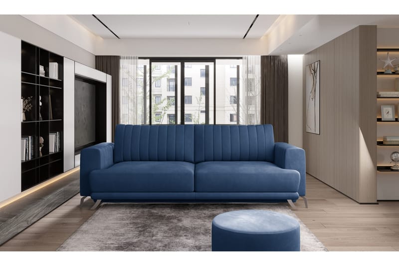 3:n ist Sohva Burgun - Huonekalut - Sohva - 3:n istuttava sohva