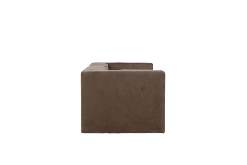 3:n ist Sohva Lumi - Ruskea - Huonekalut - Sohva - 3:n istuttava sohva