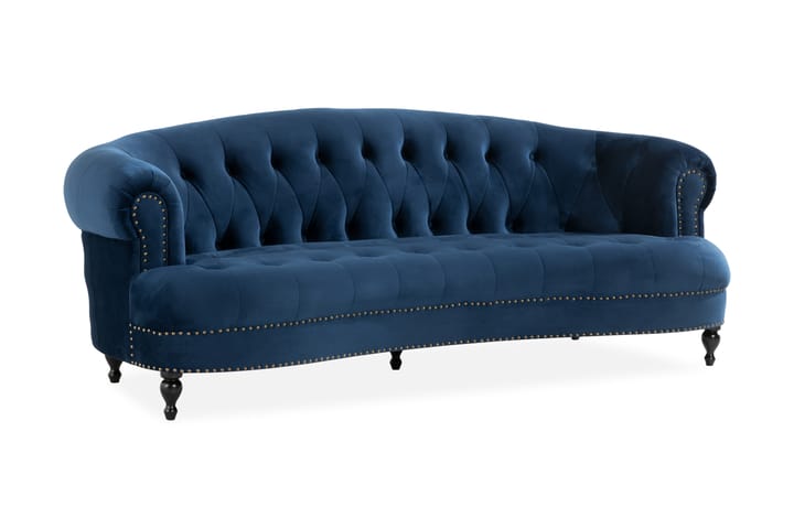 3:n ist Sohva Petitfils - Sininen - 3:n istuttava sohva - Howard-sohvat