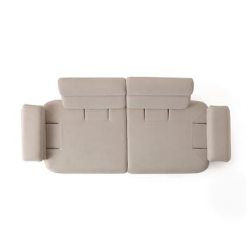 3-istuttava sohva Atelier Del Sofa Bonjo Silver (246 x 81 x 97 cm) Beige - Beige - Huonekalut - Sohva - 3:n istuttava sohva