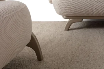 3-istuttava sohva Atelier Del Sofa Bonjo Silver (246 x 81 x 97 cm) Beige - Beige - Huonekalut - Sohva - 3:n istuttava sohva