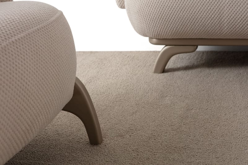 3-istuttava sohva Atelier Del Sofa Bonjo Silver (246 x 81 x 97 cm) Beige - Beige - Huonekalut - Sohva - 3:n istuttava sohva