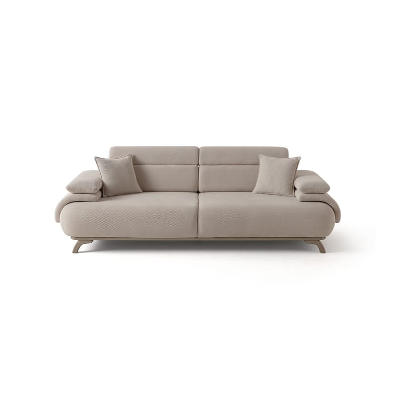 3-istuttava sohva Atelier Del Sofa Bonjo Silver (246 x 81 x 97 cm) Beige - Beige - Huonekalut - Sohva - 3:n istuttava sohva
