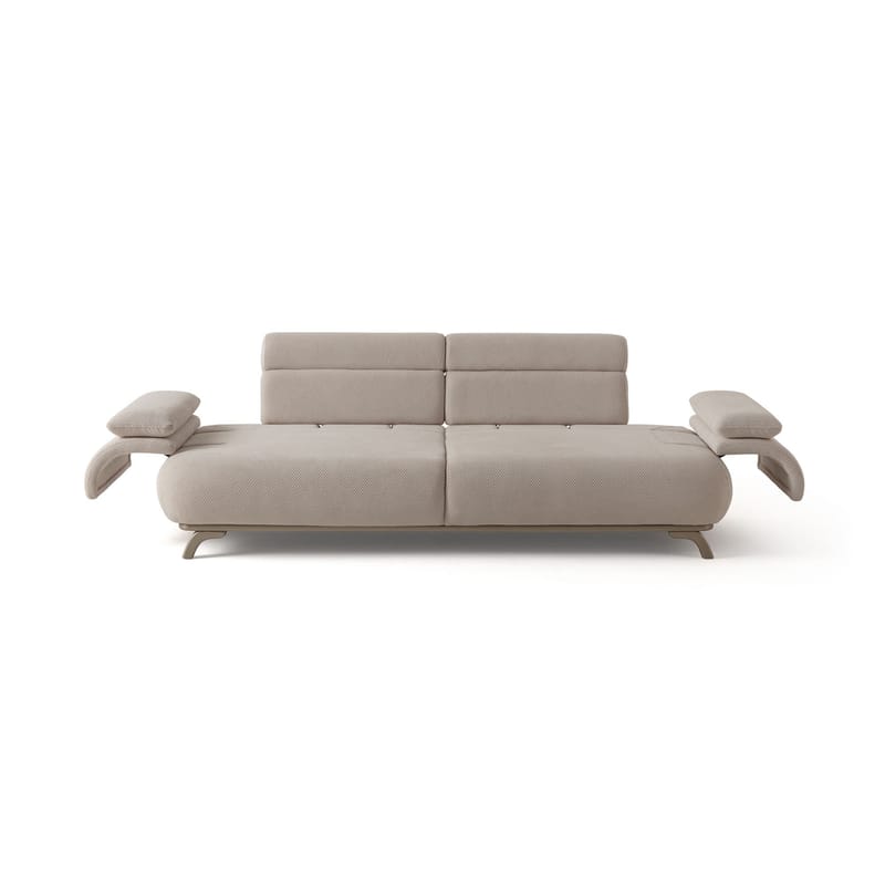 3-istuttava sohva Atelier Del Sofa Bonjo Silver (246 x 81 x 97 cm) Beige - Beige - Huonekalut - Sohva - 3:n istuttava sohva