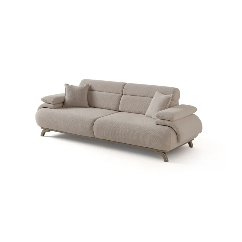 3-istuttava sohva Atelier Del Sofa Bonjo Silver (246 x 81 x 97 cm) Beige, Beige