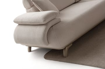 3-istuttava sohva Atelier Del Sofa Bonjo Silver (246 x 81 x 97 cm) Beige - Beige - Huonekalut - Sohva - 3:n istuttava sohva