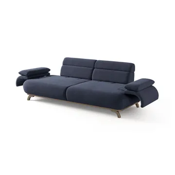 3-istuttava sohva Atelier Del Sofa Bonjo Silver (246 x 81 x 97 cm) Laivastonsininen - Laivastonsininen - Huonekalut - Sohva - 3:n istuttava sohva