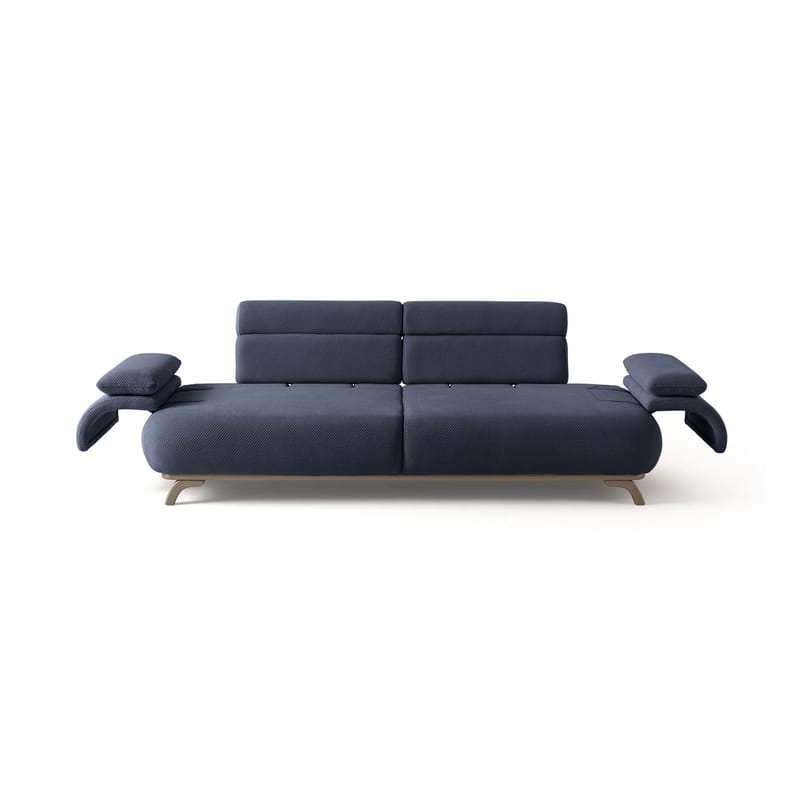 3-istuttava sohva Atelier Del Sofa Bonjo Silver (246 x 81 x 97 cm) Laivastonsininen - Laivastonsininen - Huonekalut - Sohva - 3:n istuttava sohva