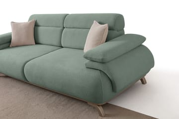 3-istuttava sohva Atelier Del Sofa Bonjo Silver (246 x 81 x 97 cm) Sea Green - Merivihreä - Huonekalut - Sohva - 3:n istuttava sohva