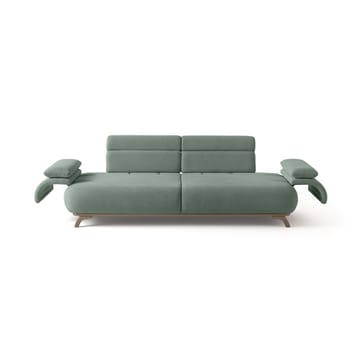 3-istuttava sohva Atelier Del Sofa Bonjo Silver (246 x 81 x 97 cm) Sea Green - Merivihreä - Huonekalut - Sohva - 3:n istuttava sohva