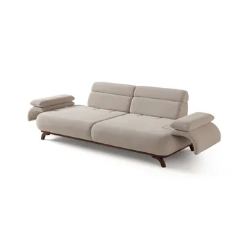 3-istuttava sohva Atelier Del Sofa Bonjo Walnut (246 x 81 x 97 cm) Beige - Beige - Huonekalut - Sohva - 3:n istuttava sohva