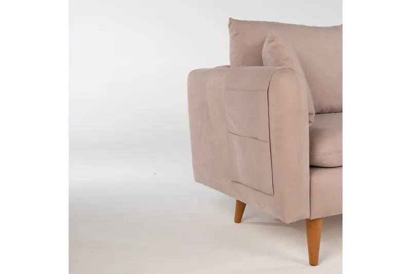 3:n ist Franchak Sohva - Ruskea - Huonekalut - Sohva - 3:n istuttava sohva