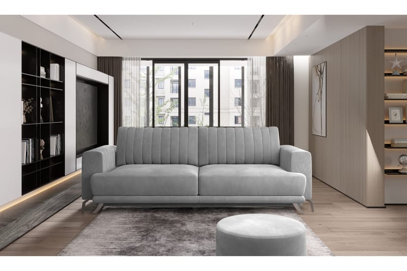 3:n ist Sohva Burgun - Huonekalut - Sohva - 3:n istuttava sohva