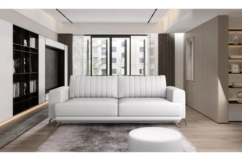 3:n ist Sohva Burgun - Huonekalut - Sohva - 3:n istuttava sohva